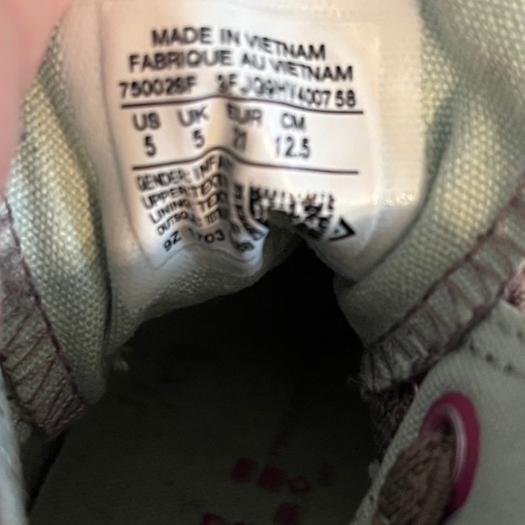 Converse‎ Girls Chuck Taylor All Star Easy HI For Baby Size 5 - Picture 7 of 8